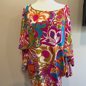 Tropical Trina Turk Swim Cover Up (Medium)